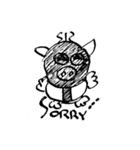 PIG HEAD 3 -THESE DAYS ON "Slow motion"（個別スタンプ：6）