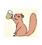 Drunk Squirrel（個別スタンプ：1）