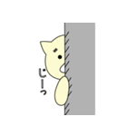 眉毛ネコ（個別スタンプ：9）