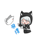 Black and White cats（個別スタンプ：16）