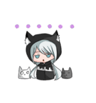 Black and White cats（個別スタンプ：37）