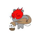 Fire Rat Man（個別スタンプ：11）