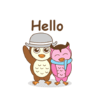 couple owl（個別スタンプ：1）