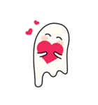 Boo the cute ghost（個別スタンプ：9）