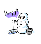 Mr.Snowman ＆ Snowboy（個別スタンプ：5）