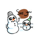 Mr.Snowman ＆ Snowboy（個別スタンプ：27）