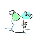 Mr.Snowman ＆ Snowboy（個別スタンプ：32）