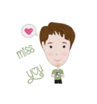 Love Dear Dtaa and Yaai ^_^（個別スタンプ：8）
