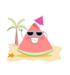 Leon the watermelon（個別スタンプ：7）
