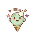 Chibi Ice Cream Friends（個別スタンプ：21）