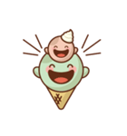 Chibi Ice Cream Friends（個別スタンプ：22）