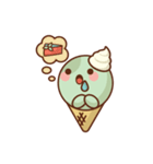 Chibi Ice Cream Friends（個別スタンプ：38）