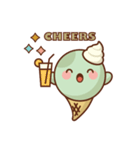 Chibi Ice Cream Friends（個別スタンプ：39）