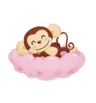 小さな猿の笑顔（個別スタンプ：12）