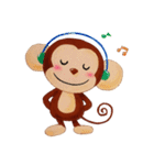 小さな猿の笑顔（個別スタンプ：17）