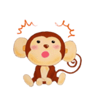 小さな猿の笑顔（個別スタンプ：22）