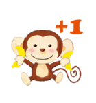 小さな猿の笑顔（個別スタンプ：25）