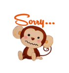 小さな猿の笑顔（個別スタンプ：32）