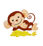 小さな猿の笑顔（個別スタンプ：36）
