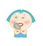 Be Happy Girl（個別スタンプ：18）
