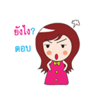 happy girl v1（個別スタンプ：10）