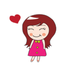 happy girl v1（個別スタンプ：11）