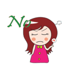 happy girl v1（個別スタンプ：14）