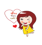 happy girl v1（個別スタンプ：22）