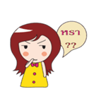 happy girl v1（個別スタンプ：23）