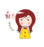 happy girl v1（個別スタンプ：34）