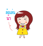 happy girl v1（個別スタンプ：38）