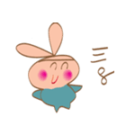 cute rabbit for u（個別スタンプ：4）