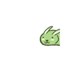 Green Little rabbit Turtle（個別スタンプ：5）