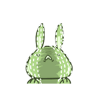 Green Little rabbit Turtle（個別スタンプ：21）