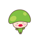 cute mushroom babe living（個別スタンプ：15）