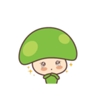 cute mushroom babe living（個別スタンプ：16）