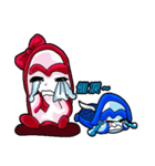 Drag pull brother irritability vexatious（個別スタンプ：39）