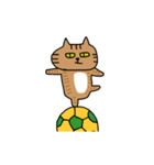 サッカー フットサル 大好き猫（個別スタンプ：9）