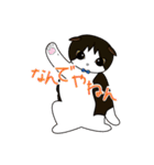 ちゃいろ と しろくろのねこ（個別スタンプ：21）