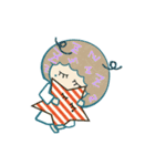 カラフルな女の子と星（個別スタンプ：6）