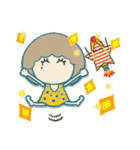 カラフルな女の子と星（個別スタンプ：12）