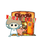 カラフルな女の子と星（個別スタンプ：13）