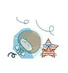 カラフルな女の子と星（個別スタンプ：18）