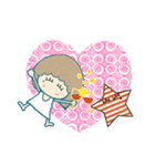 カラフルな女の子と星（個別スタンプ：24）