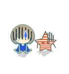 カラフルな女の子と星（個別スタンプ：26）