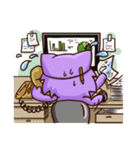 Wolfy's illustrated life part2（個別スタンプ：4）
