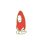 赤いトンガリさん2（個別スタンプ：9）