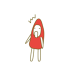 赤いトンガリさん2（個別スタンプ：33）