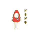 赤いトンガリさん2（個別スタンプ：35）