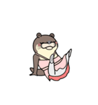 The moving small otter（個別スタンプ：10）